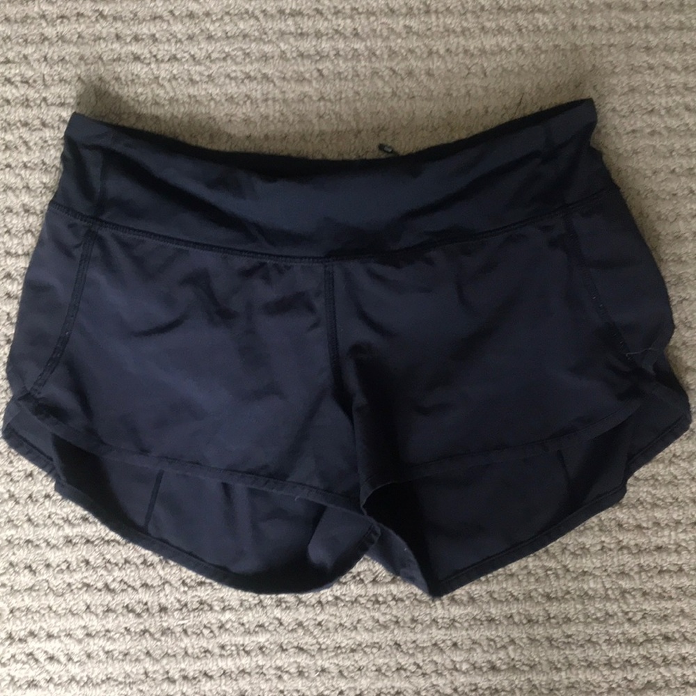 Classic black Lululemon shorts